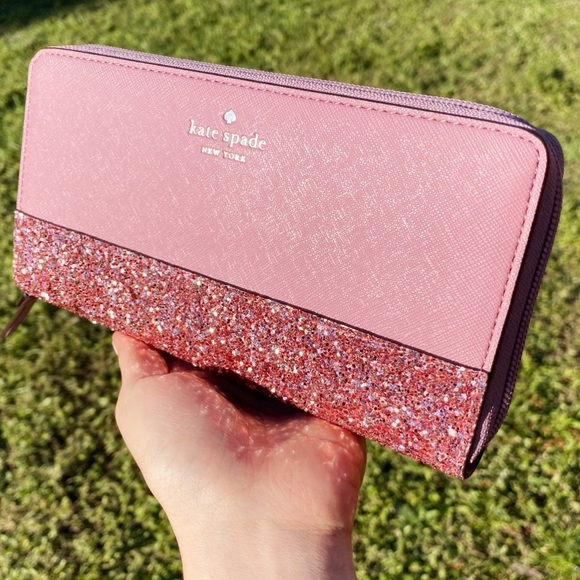 ✨NWT Kate Spade Tote & Wallet SET Glitter - Picture 14 of 14